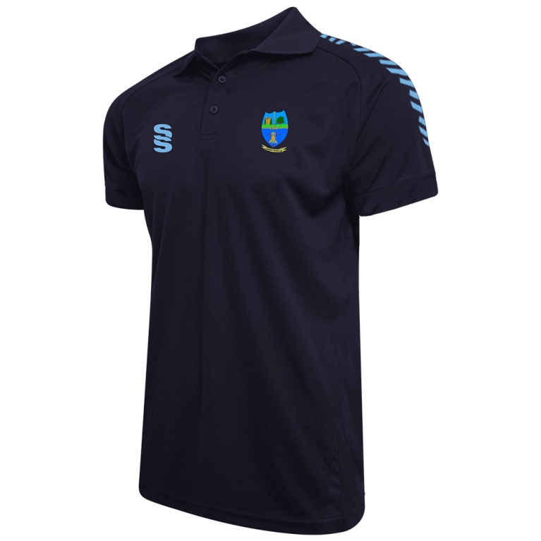 Glendermott CC - Dual Solid Colour Polo Shirt - Unisex Fit