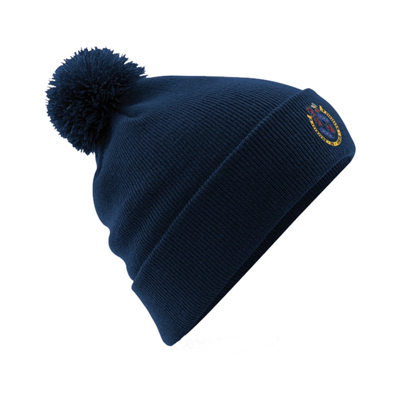 Brackley CC Original Pom Pom Beanie : Navy