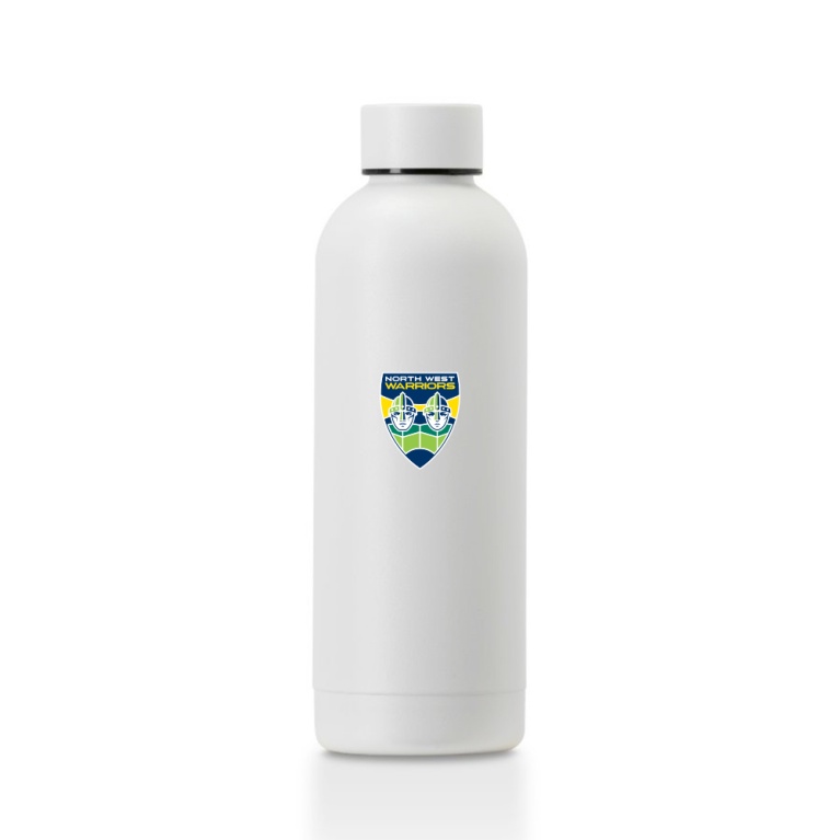 NWCU - NW Warriors - Stainless Steel Bottle - White - 500ML