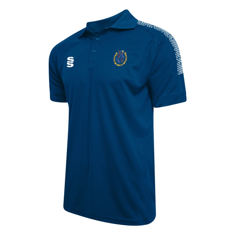 Brackley CC Dual Solid Colour Polo : Royal