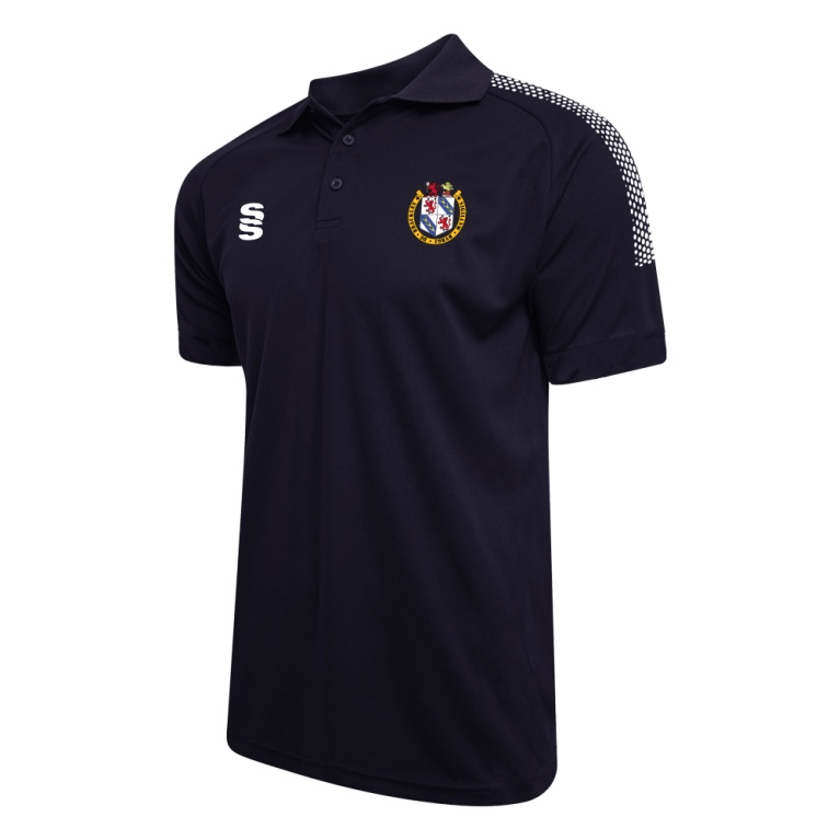 Brackley CC Dual Solid Colour Polo : Navy