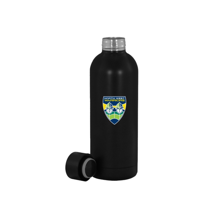 NWCU - NW Warriors - Stainless Steel Bottle - Black - 500ML