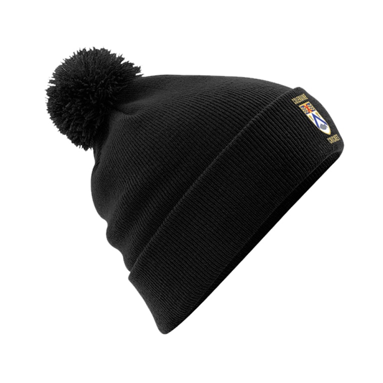 COLERAINE CC Original Pom Pom Beanie : Black