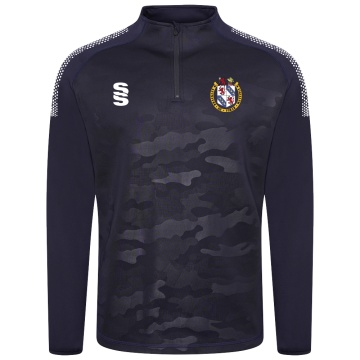 Brackley CC Camo Performance Top - Navy