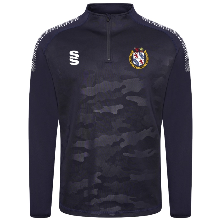Brackley CC Camo Performance Top - Navy