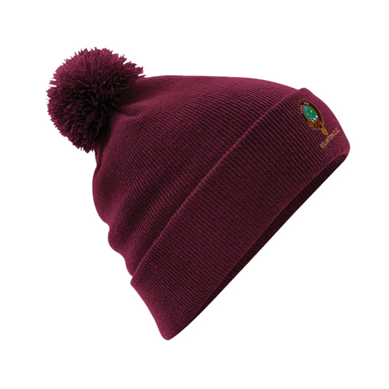 Eglinton CC - Original Pom Pom Beanie - Maroon