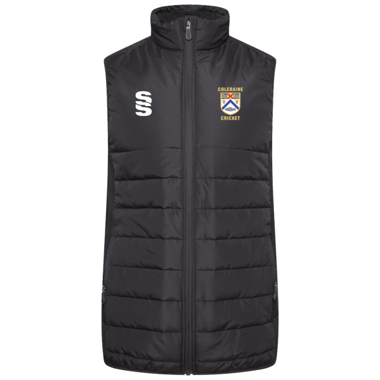 Coleraine CC ACTIVE GILET - BLACK
