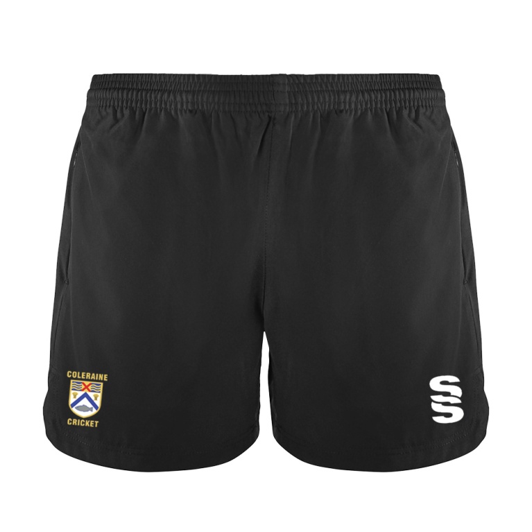 Coleraine CC Performance Gym Short : Black - Women's Fit